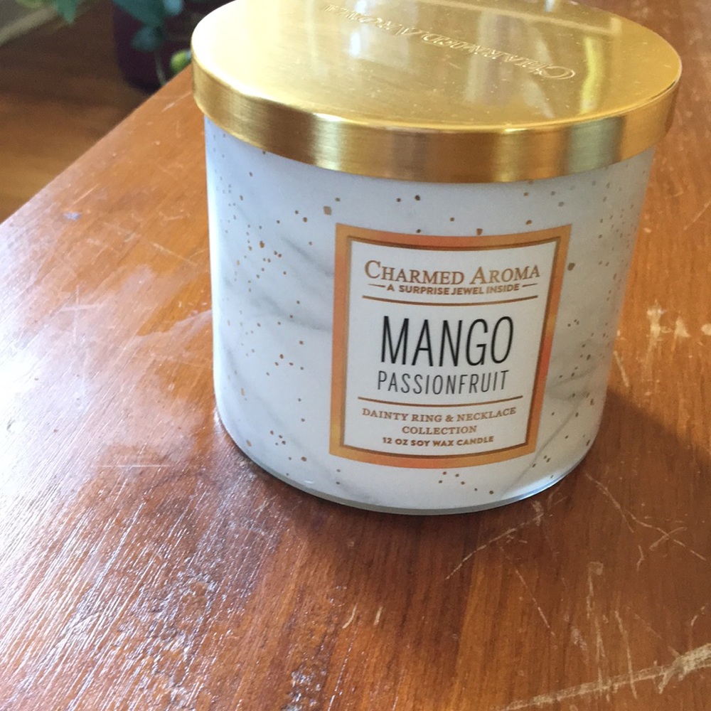 Charmed Aroma Dainty ring and necklace candle